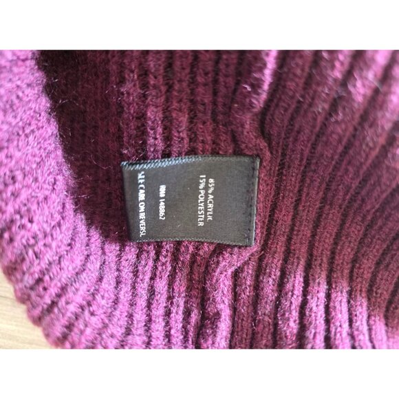 Torrid Plus Size Plum Purple V Neck Knit Sweater With Side Zipper Detail - Picture 6 of 8